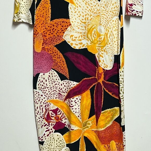 NWT The Kit by Daniel Vosovic  Gisela Bamboo Dress In Bali Orchids S Host Pick - Picture 6 of 6